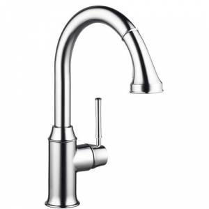 Смеситель для кухни с выдвижным изливом Hansgrohe Talis Classic
