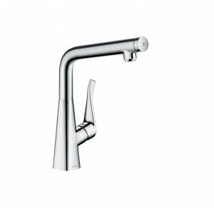 Смеситель для кухни Hansgrohe Metris Select с поворотным изливом
