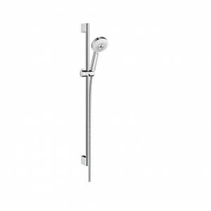 Душевой гарнитур Hansgrohe Crometta 100 Multi EcoSmart, на штанге, 900 мм