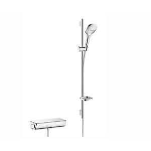 Смеситель-термостат с душевым гарнитуром Hansgrohe Ecostat Select / Raindance Select E 120 3jet, 900 мм