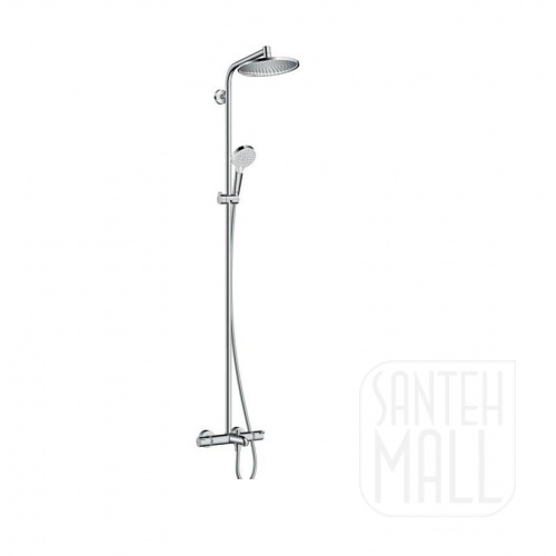 Душевая стойка Hansgrohe Crometta S 240 Showerpipe для ванны