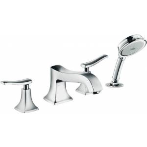 Смеситель врезной для ванны на 4 отверстия Hansgrohe Metris Classic