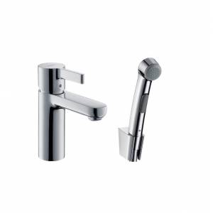 Смеситель для раковины с гигиенический душем Hansgrohe Metris S