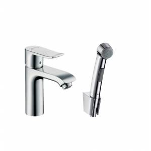 Смеситель для раковины Hansgrohe Metris с гигиеническим душем
