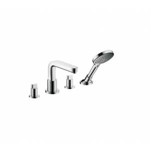 Смеситель врезной на борт ванны Hansgrohe Metris S