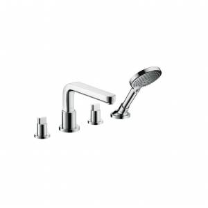 Смеситель врезной на борт ванны Hansgrohe Metris S