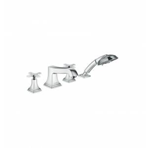 Смеситель врезной на борт ванны Hansgrohe Metropol Classic