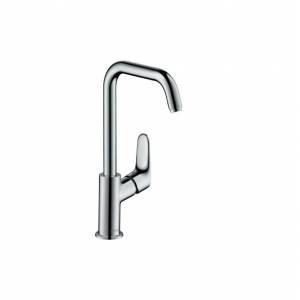 Высокий смеситель для раковины Hansgrohe Focus с поворотным изливом