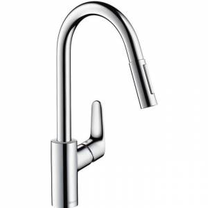 Смеситель для кухни с выдвижным изливом Hansgrohe Focus S