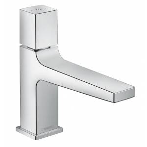 Смеситель для раковины Hansgrohe Metropol 100 Select с донным клапаном Push-Open