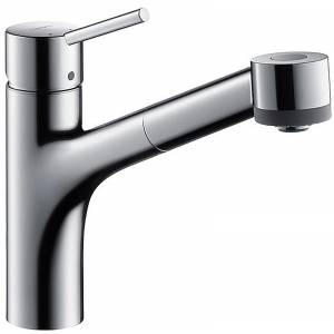 Смеситель для кухни с выдвижным изливом Hansgrohe Talis S