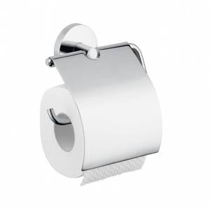 Бумагодержатель подвесной с крышкой Hansgrohe Logis