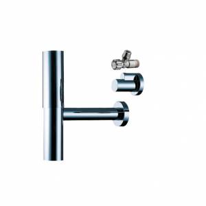 Дизайнерский сифон для раковины Hansgrohe Flowstar с угловым вентилем