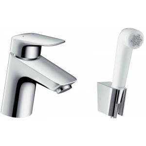 Смеситель для раковины с гигиеническим душем Hansgrohe Logis