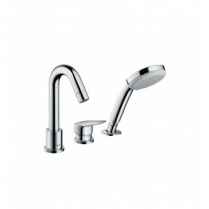 Смеситель врезной на борт ванны Hansgrohe Logis 
