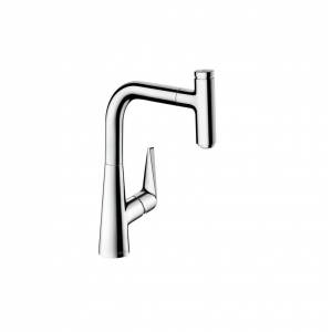 Смеситель для кухни Hansgrohe Talis Select S с поворотным, выдвижным изливом