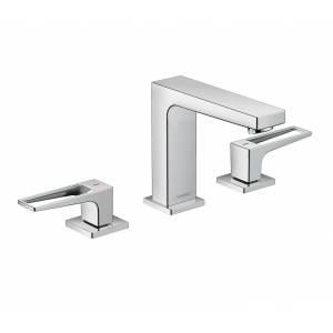 Смеситель для раковины Hansgrohe Metropol 110 с донным клапаном Push-Open