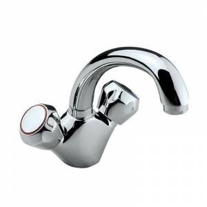 Смеситель двухвентильный для раковины Jaquar Astra с поворотным изливом