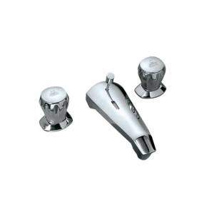 Двухвентильный смеситель для раковины Jaquar Continental с донным клапаном