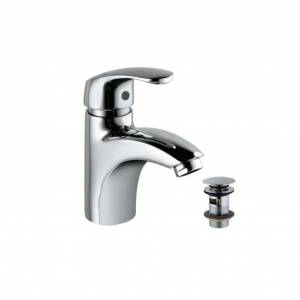 Однорычажный смеситель для раковины Jaquar Eko с донным клапаном Push Open