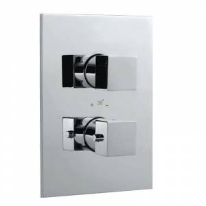 Встраиваемый смеситель-термостат для душа или ванны Jaquar Kubix Prime