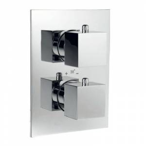 Встраиваемый смеситель-термостат для душа или ванны Jaquar Kubix Prime