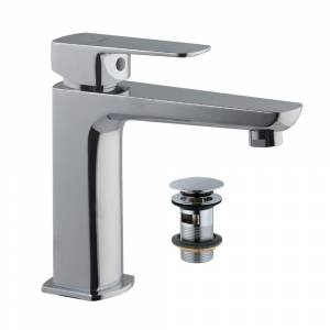 Однорычажный смеситель для раковины Jaquar Kubix Prime с донным клапаном Push Open