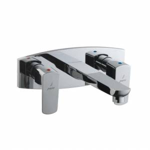 Настенный двухвентильный смеситель Jaquar Kubix Prime для раковины 