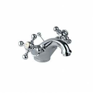 Смеситель двухвентильный для раковины Jaquar Queen's с донным клапаном