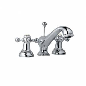 Двухвентильный смеситель для раковины Jaquar Queen's с донным клапаном