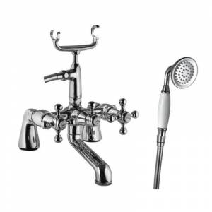 Смеситель двухвентильный для ванны Jaquar Queen's, врезной на борт