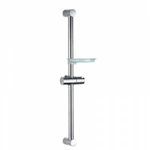 Штанга для душа Jaquar с держателем ручного душа и мыльницей