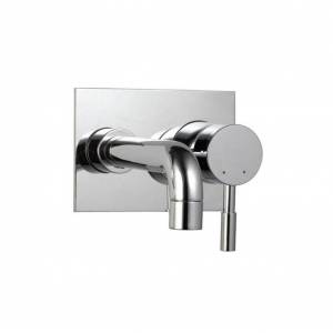 Встраиваемый смеситель для ванны Jaquar Solo с изливом