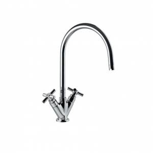 Смеситель двухвентильный для кухни Jaquar Solo с поворотным изливом