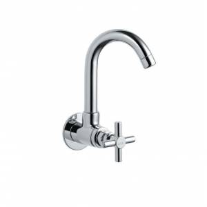 Вентиль настенный на одну воду Jaquar Solo с поворотным изливом для раковины/кухни