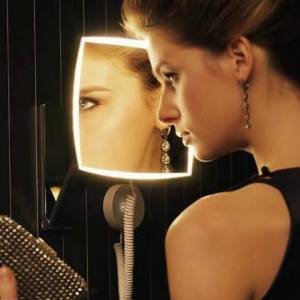 Косметическое зеркало настенное, c подсветкой Keuco iLook_move