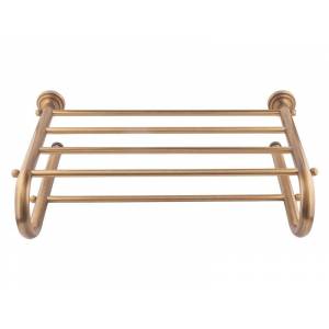 Полотенцедержатель с полочкой  универсальный KUGU 