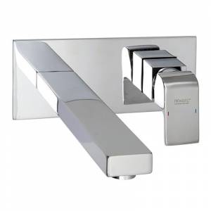 Смеситель для раковины настенный Newarc Silver