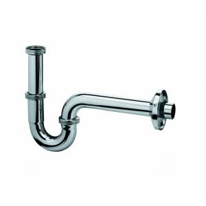 Дизайнерский хромированный сифон Kludi Ideal для раковины