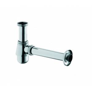 Дизайнерский хромированный сифон Kludi для биде