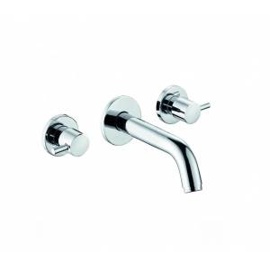 Настенный двухвентильный смеситель Kludi Bozz для раковины 