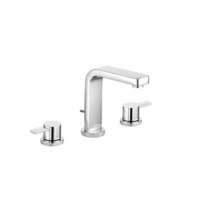 Смеситель Kludi Zenta двухвентильный для раковины, на  3 отверстия