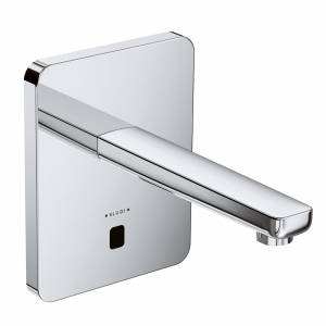 Электронный настенный смеситель Kludi Zenta с питанием от батареи и сети