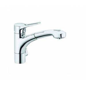 Смеситель для кухни Kludi MX с выдвижным изливом и с подключением посудомоечной/стиральной машины