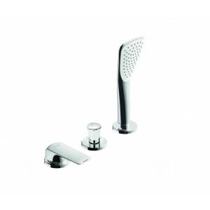 Смеситель на борт ванны без излива Kludi Ameo врезной на 3 отверстия