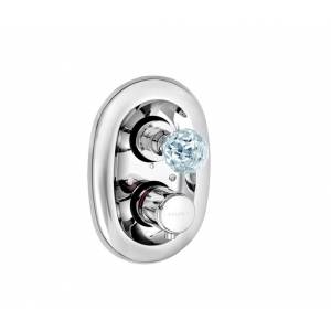 Встраиваемый смеситель-термостат для душа Kludi Adlon «Made with Swarovski® Elements»