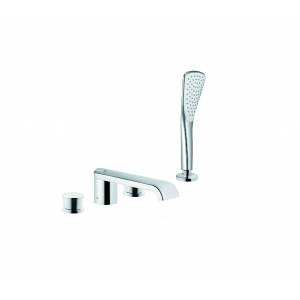 Смеситель для ванны Kludi Joop! врезной на борт, с душевым гарнитуром