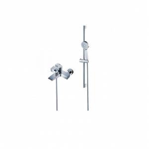 Смеситель для ванны Kraus Illusio с душевым гарнитуром на штанге