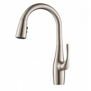 Смеситель для кухни Kraus с выдвижным, поворотным изливом