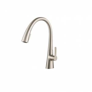 Смеситель для кухни Kraus с выдвижным, поворотным изливом